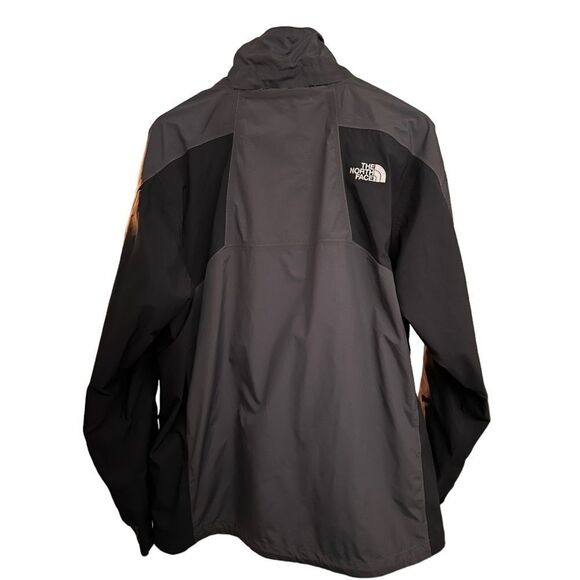 North Face Gray & Black Zip Up Logo Jacket. Coat. MINOR & FIXABLE FLAW. XL. - Picture 3 of 10